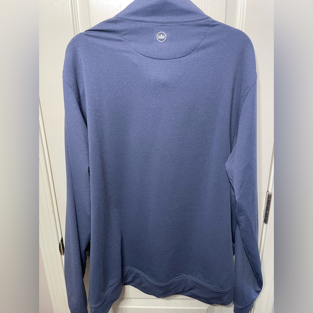 Peter Millar Blue Quarter-Zip Pullover - Picture 5 of 6